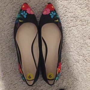 Nine West dressy flats pointed toe